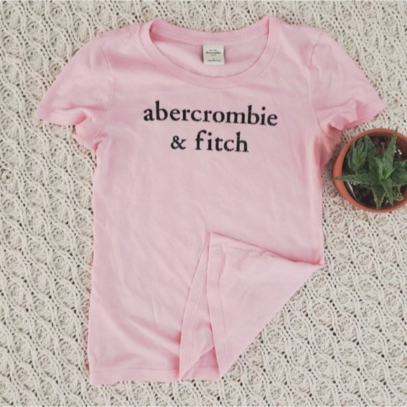 Abercrombie & Fitch Kids- Pink Cotton Tee- Large - Picture 2 of 6